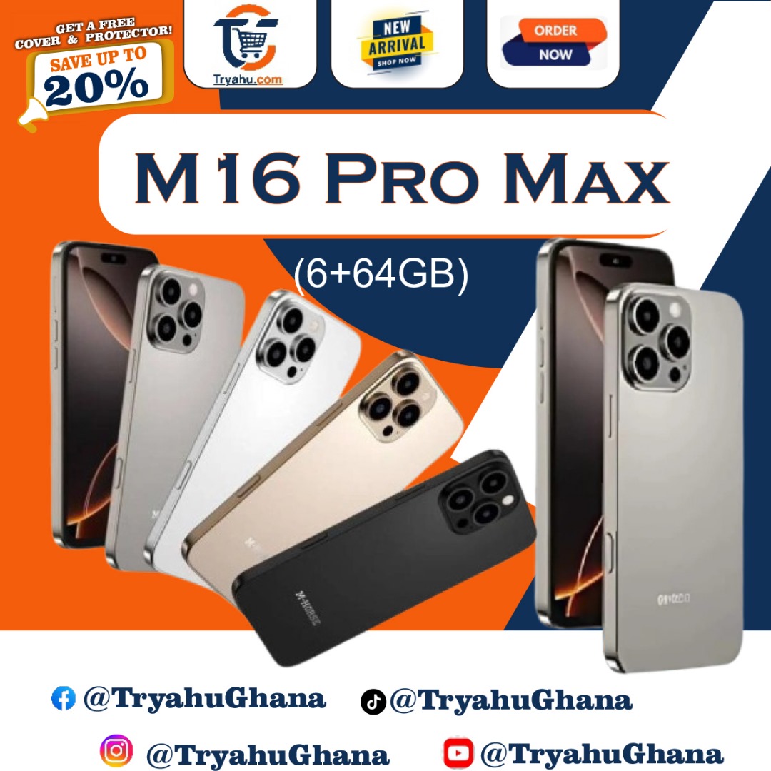 M-Horse 16 Pro Max | 6.6? HD+ Octa-Core Smartphone with 5000 mAh Battery| Tryahu Price In Ghana